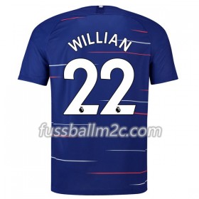 Fußballtrikots Chelsea Willian 22 Heim Trikotsatz 2018-2019